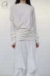Marc le bihan round neck T -shirt 2897 white